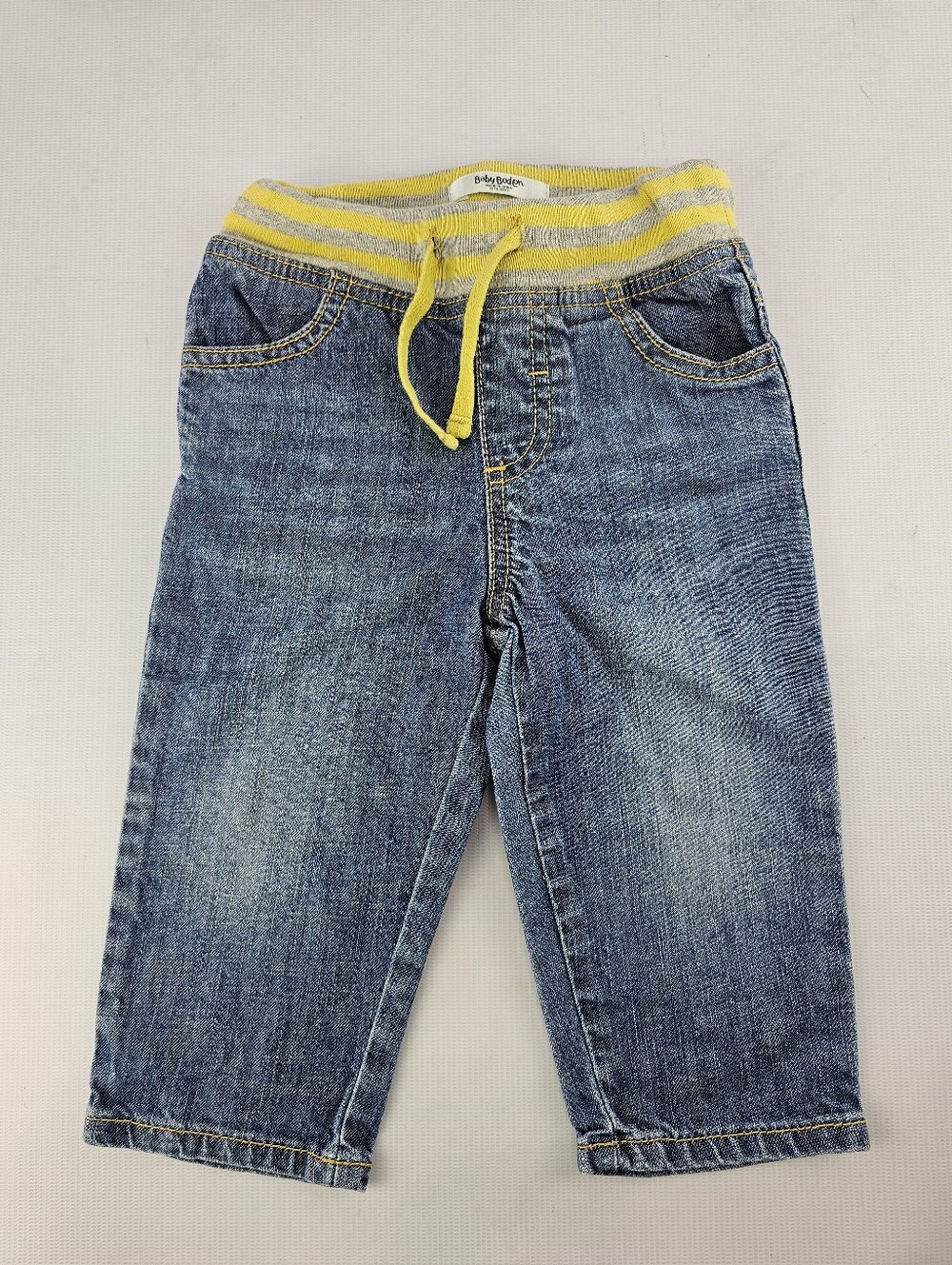 Baby Boden Pull-on Blue Denim Jeans Baby Girl 12-18 Months
